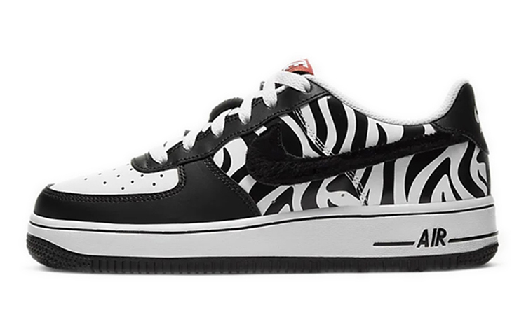 Унисекс кроссовки Nike NikeAir Force 1 GS (черно-белый)