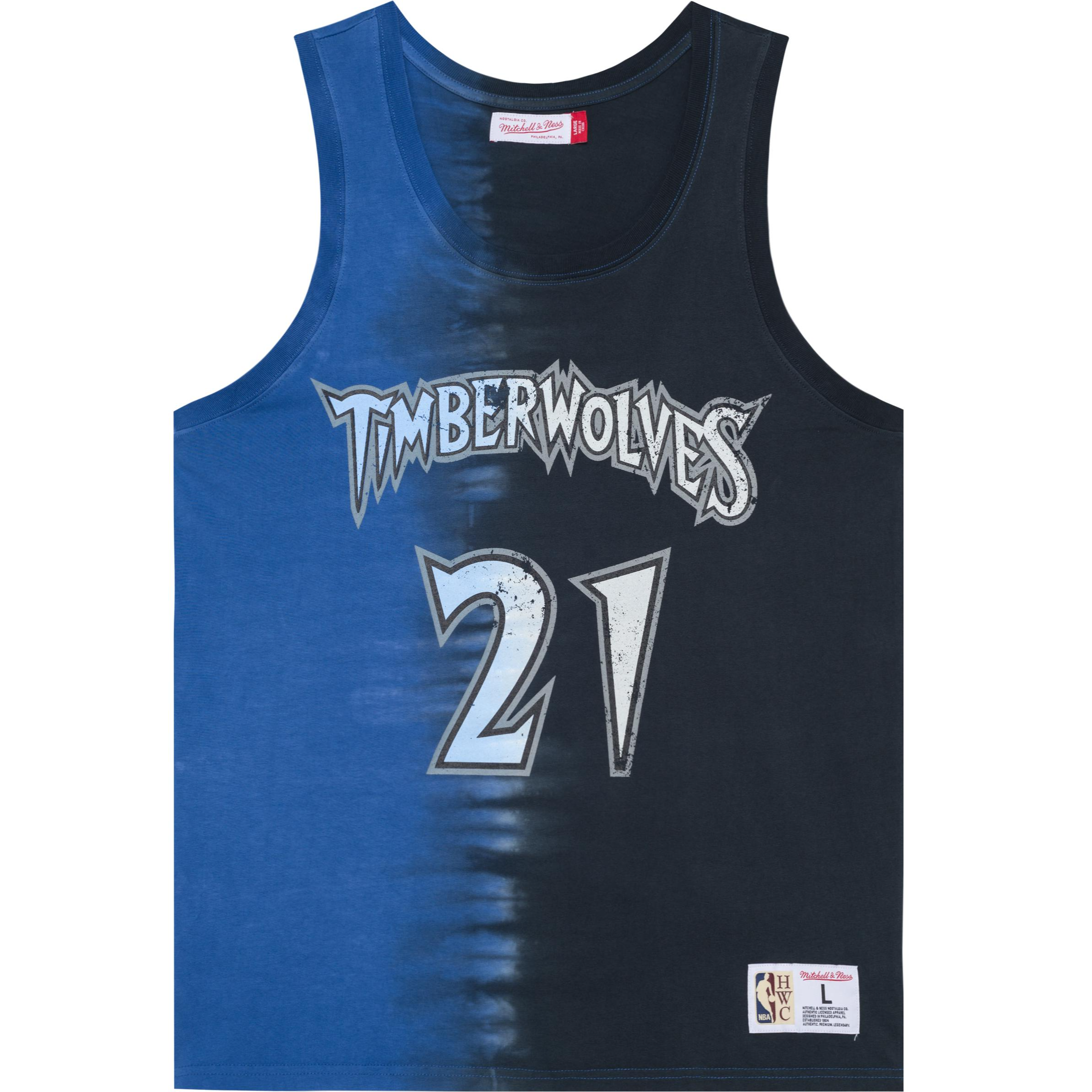 Mitchell Ness Basketball Jersey Men's Blue Black