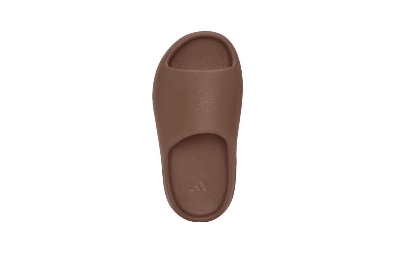 Детские шлепки adidas originalsYeezy Slide (аминь-коричневый) — 亚麻棕 — фото 4