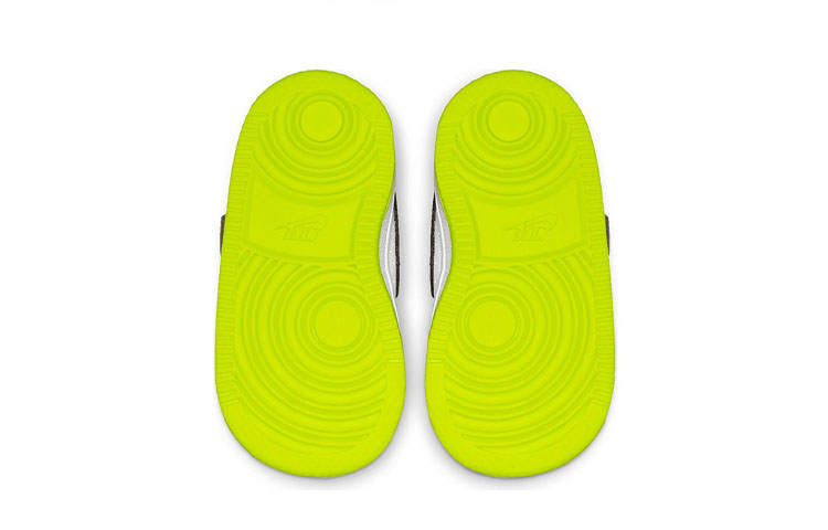 Детские кеды Nike Court Borough Low (серо-бело-черные) — Серый / белый / чёрный — фото 6