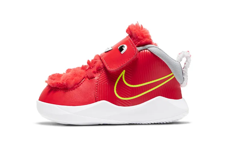 Nike Kids Team Hustle D9 Lil "Fast N Furry - Chile Red" Sneakers
