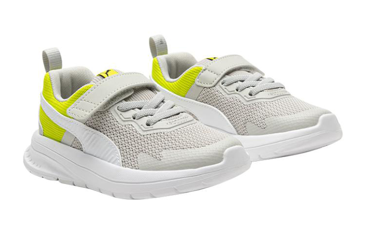Детские кроссовки PUMA Evolve Mesh Run Mesh (зелено-серый) — фото 6