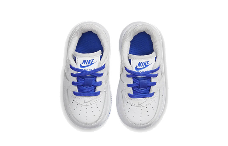 Детские кроссовки Nike Air Force 1 Air Force 1 Force 1 '07 More than QS (сине-белые) — Синийбелый — фото 5