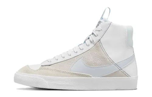 Nike Blazer 77 SE Dance Leather Mid top Skateboard Shoes White Blue Unisex