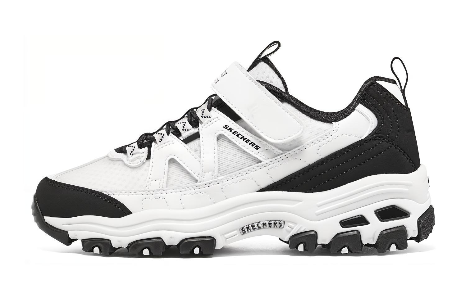 Детские кроссовки Skechers DLITES (черно-белые)