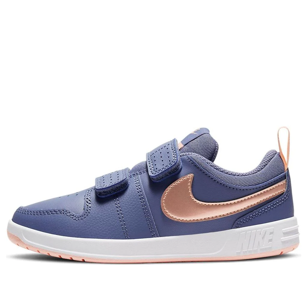 Детские кеды Nike Pico 5 (сине-розовые)