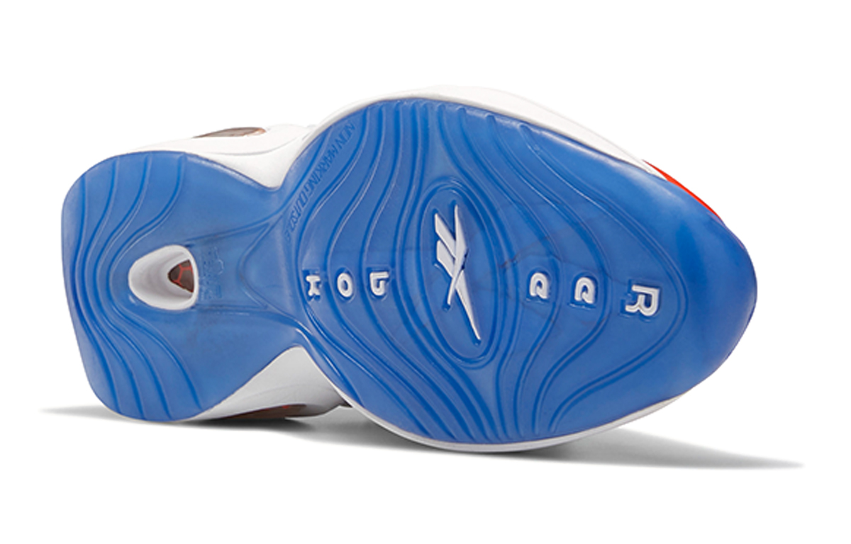 Кроссовки Reebok Question Low-Grade (красно-белые) — фото 6