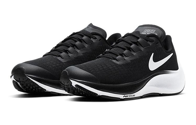 Детские кроссовки Nike Pegasus 37 (черно-белые) — фото 7