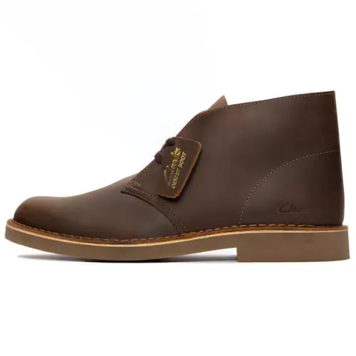Clarks Leather Ankle Boots Men's Brown