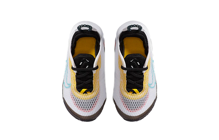 Детские кроссовки Nike Air Max 2090 (бело-желтые) — фото 6