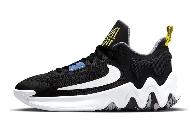 Nike Giannis Immortality 2 Giannis Slip Resistant Cushioning Abrasion Resistant Low top Basketball Shoes Black Unisex