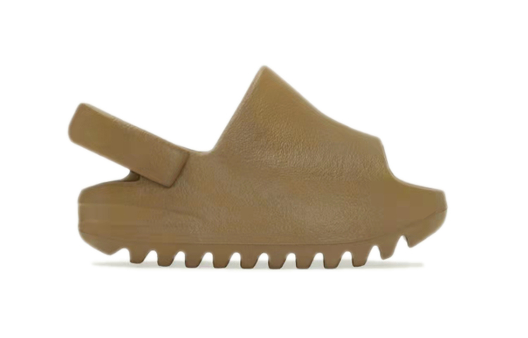 Шлепанцы adidas originals Yeezy Slide Ochre (охровые) — фото 4