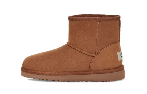 UGG T Jona velvet snow boots children's boots for small and medium-sized children chestnut brown