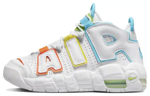 Nike Air More Uptempo White Multi-Color GS