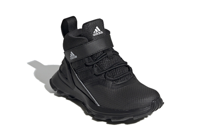 Детские кроссовки adidas Rapidarun run Atr El K (черные) — Чёрный — фото 4