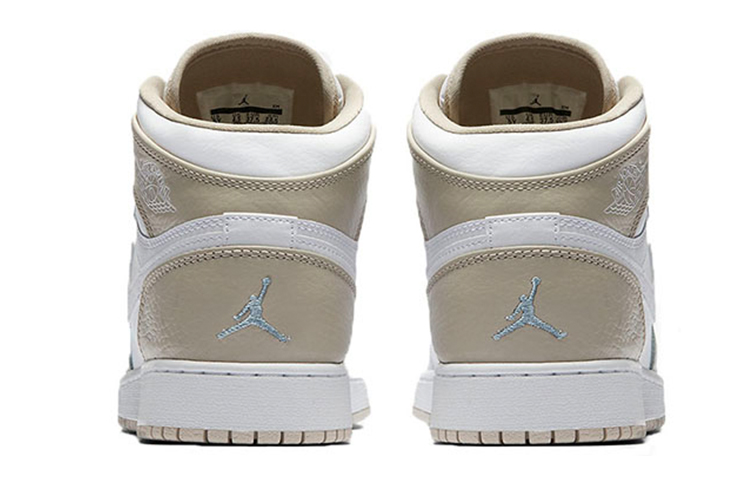 Высокие кроссовки Jordan JordanAir Jordan 1 Retro High Linen GS (белый) — фото 3