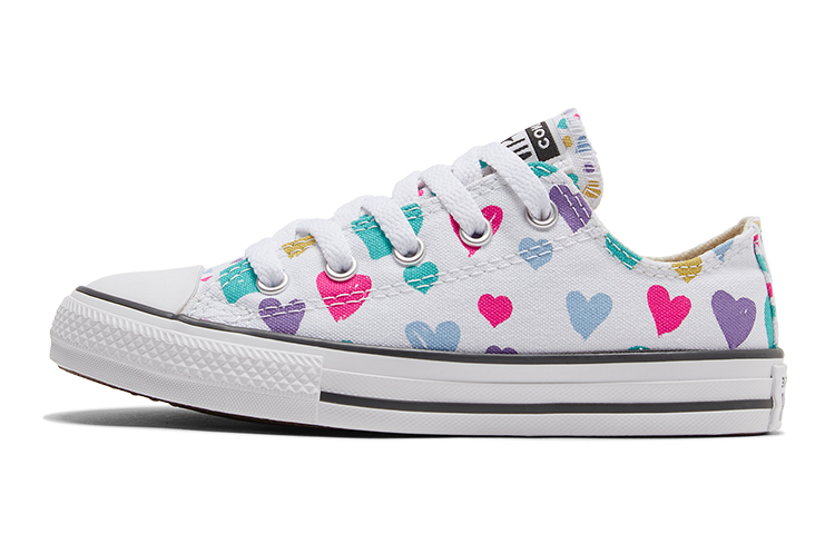 Кеды Converse Chuck Taylor All Star (бело-фиолетовые)