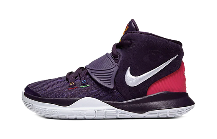 Детские баскетбольные кроссовки Nike NikeKyrie 6 (фиолетовые)