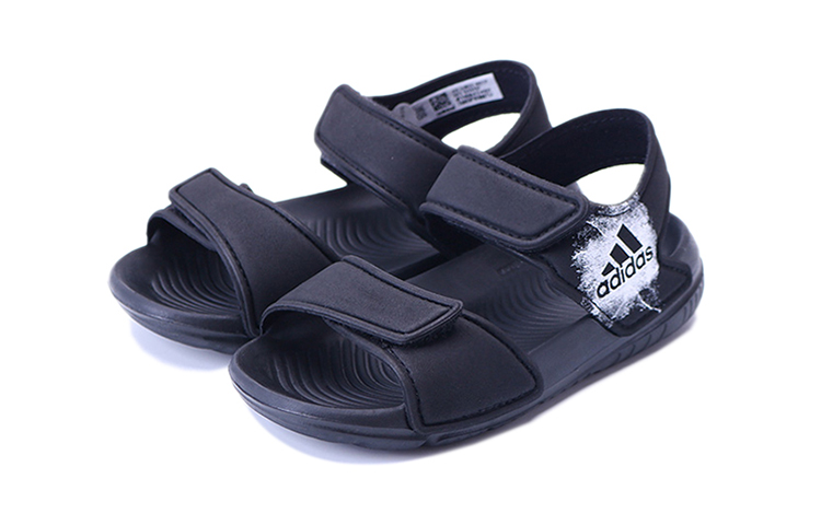 Детские сандалии adidas Altaswim C (черные) — фото 4