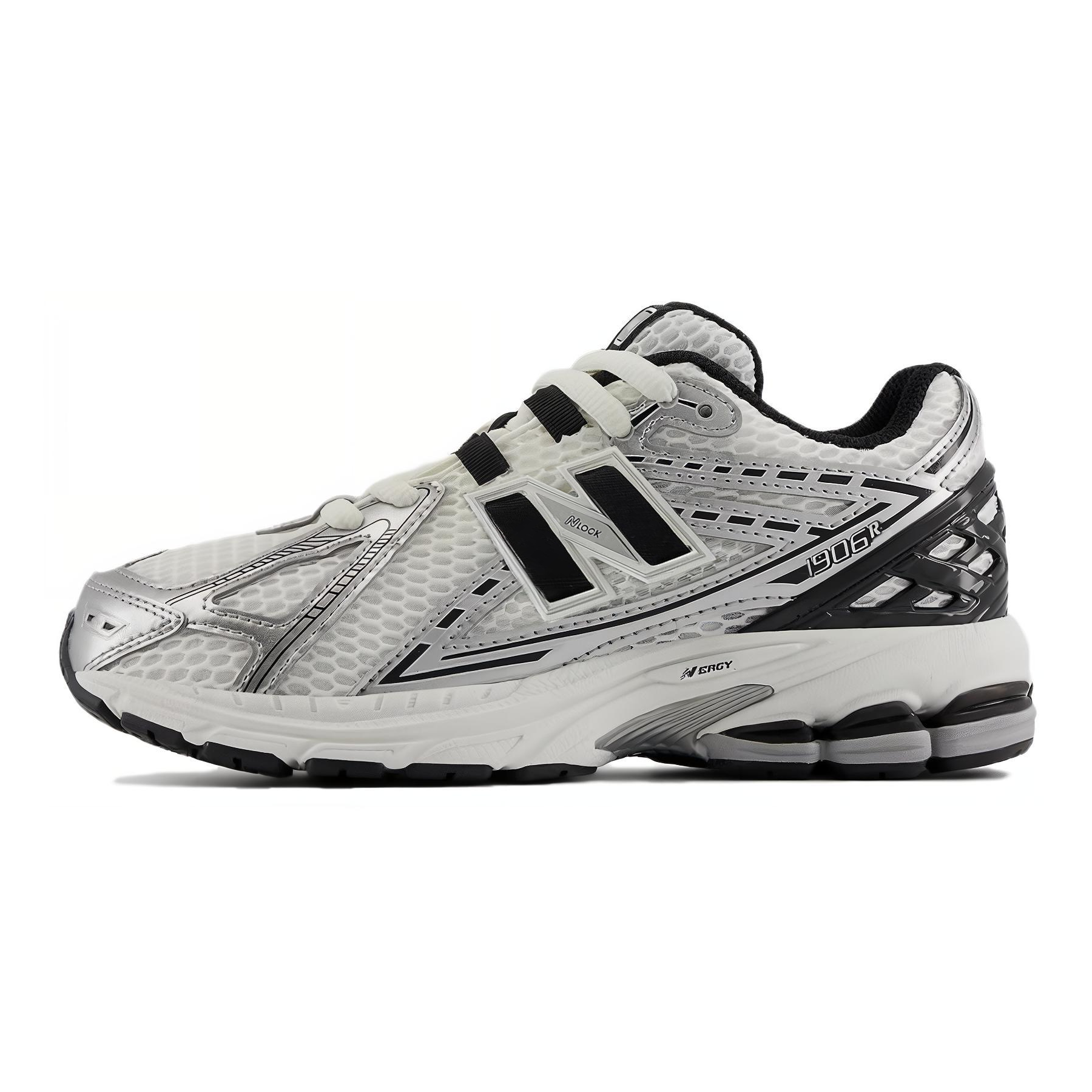 Детские кроссовки New Balance 1906R (бежево-черные)