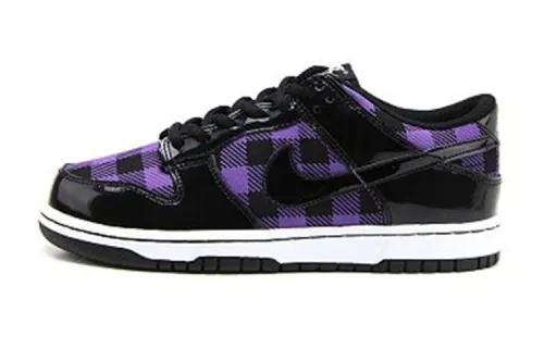 Nike Dunk Low Purple Plaid GS