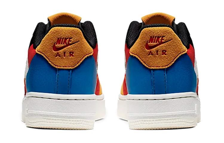 Кроссовки Nike Air Force 1 PRM Multi Color (синий) — 蓝/琥珀色 — фото 5