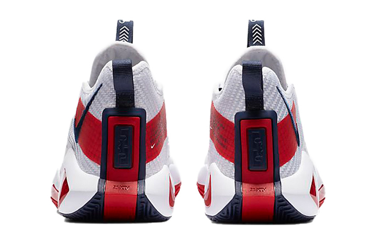 Кроссовки Nike Nikezoom soldier 14 GS (красно-белые) — Красныйбелый — фото 5