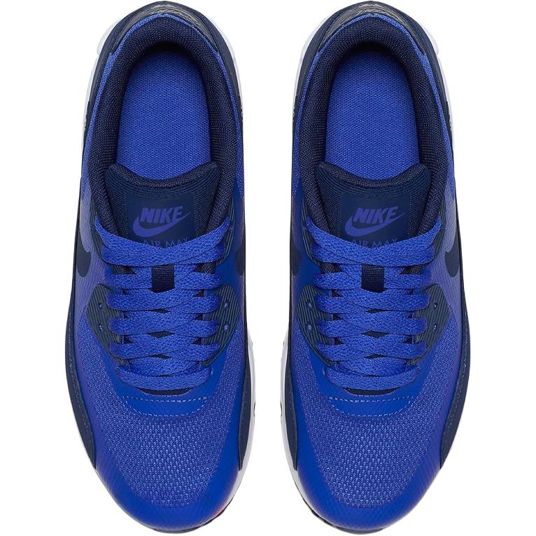 Кроссовки Nike NikeAir Max 90 Ultra 20GS (бело-синие) — Белый-синий — фото 3