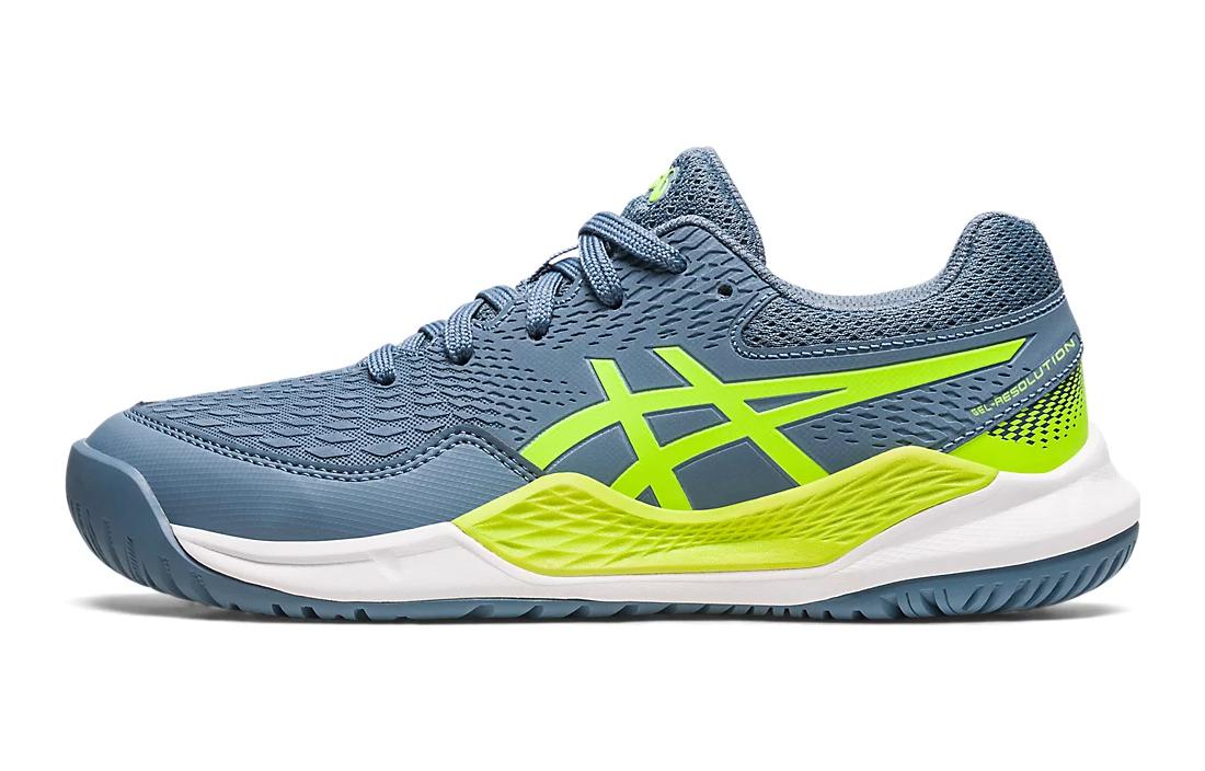 Кроссовки ASICS Gel-Resolution 9 (сине-желтые)