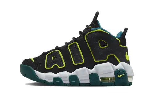 Nike Air More Uptempo PS 'Black Geode Teal'