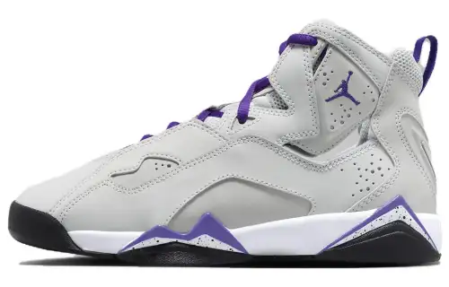 Jordan True Flight Base Grey Purple Venom GS