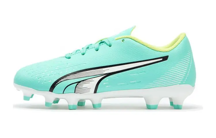 PUMA Ultra Play FG/AG JR Low top Soccer Shoes Mint Green Kids'