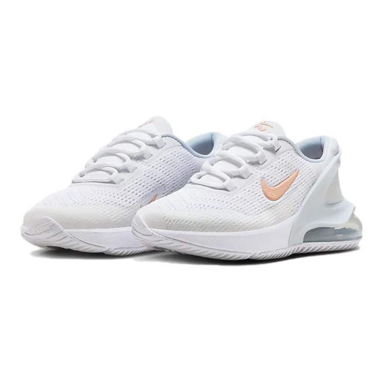 Кроссовки Nike Air Max 270 GO (белый / фиолетовыйсиний / белый / оранжевыйрозовый) — фото 3