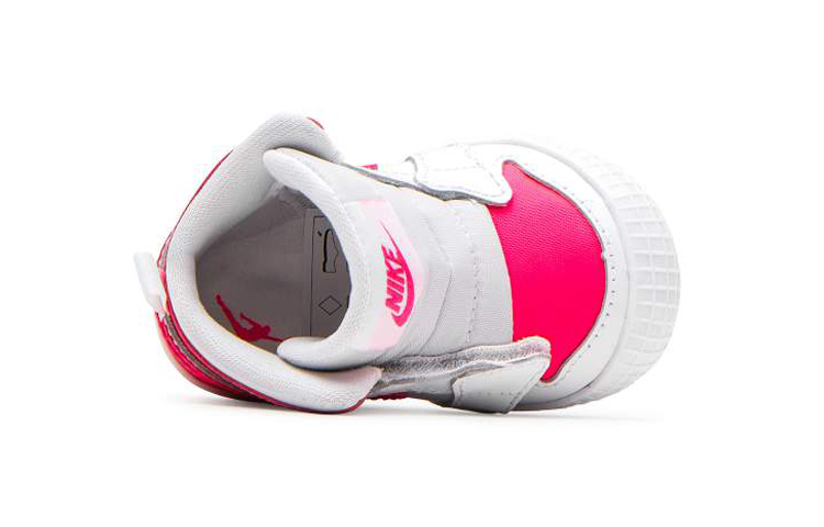 Детская обувь Jordan Air Jordan 1 Crib Bootie (розово-белый) — фото 4