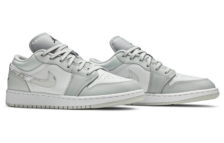 Унисекс кеды Jordan JordanAir Jordan 1 Low SE PU DiorGS (белый / серый) — фото 6