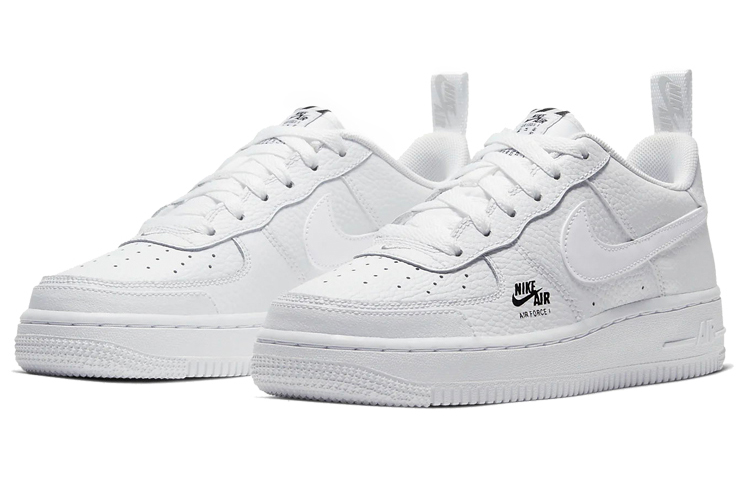 Кроссовки Nike NikeAir Force 1 (белые) — фото 5