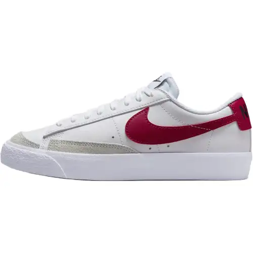 Nike Blazer Low '77 Low top Skateboard Shoes White Red Unisex