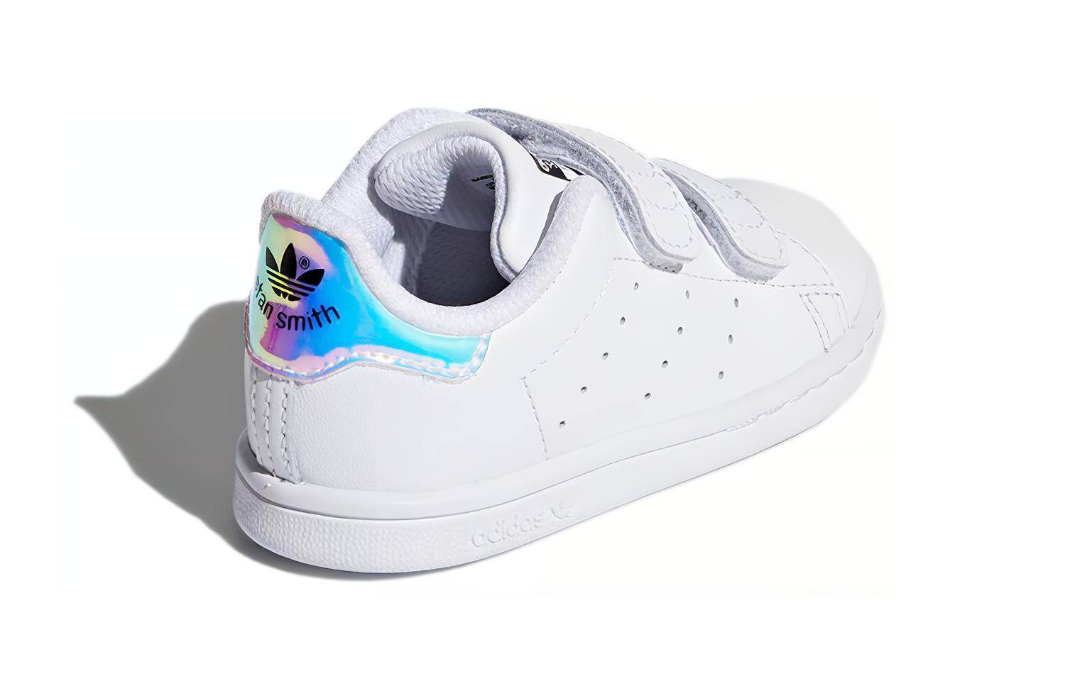Кеды adidas originals STAN SMITH (бело-серебристые) — фото 4