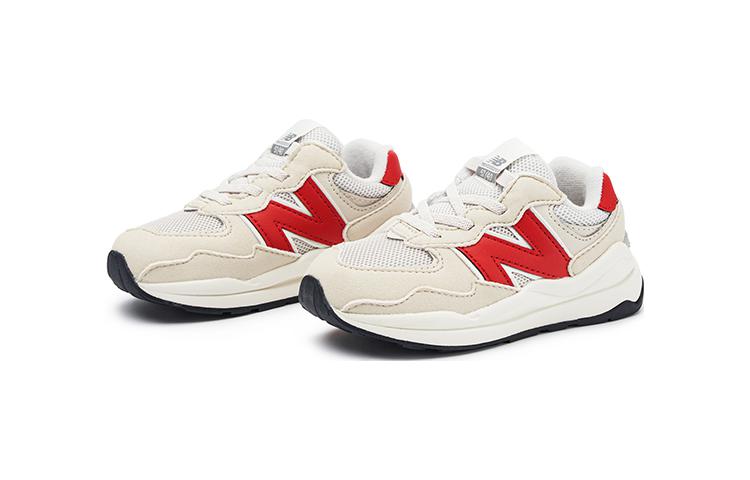 детские кроссовки New Balance New Balance (бежево-красный) — фото 3