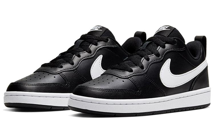 Кеды Nike NikeCourt Borough Low 2 GS (черно-белый) — фото 5