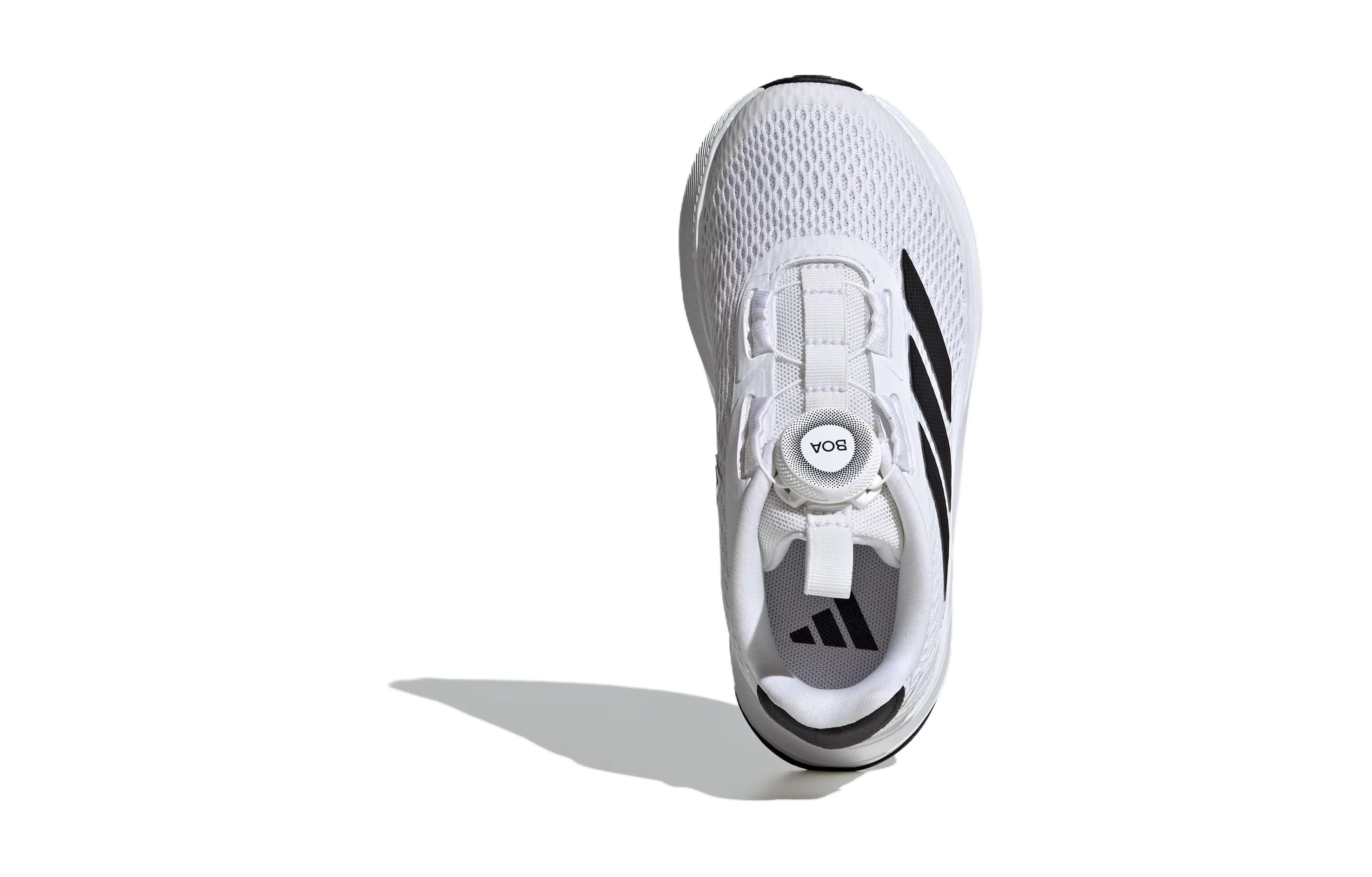 Детские кроссовки adidas Duramo Sl (бело-черные) — Белыйчёрный — фото 7