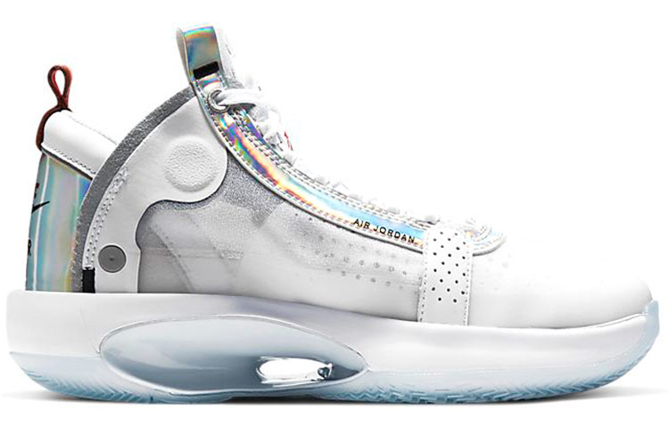 Кроссовки Jordan JordanAir Jordan 34 GS (белые) — Белый — фото 4