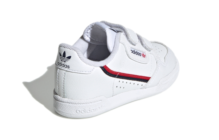 Детские кеды adidas originals Continental 80 (белый / красный) — фото 5