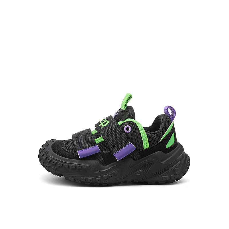 Детские кроссовки Jeep Casual Shoes (черно-фиолетовые)