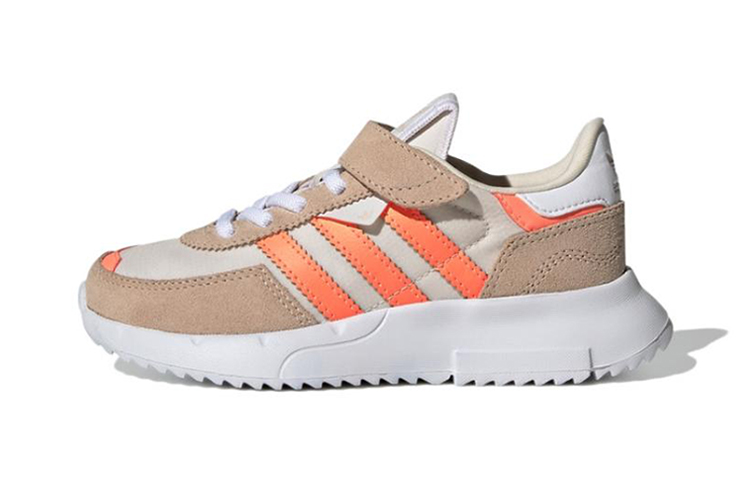 Детские кроссовки adidas originals Retropy F2 (серо-оранжево-белые)