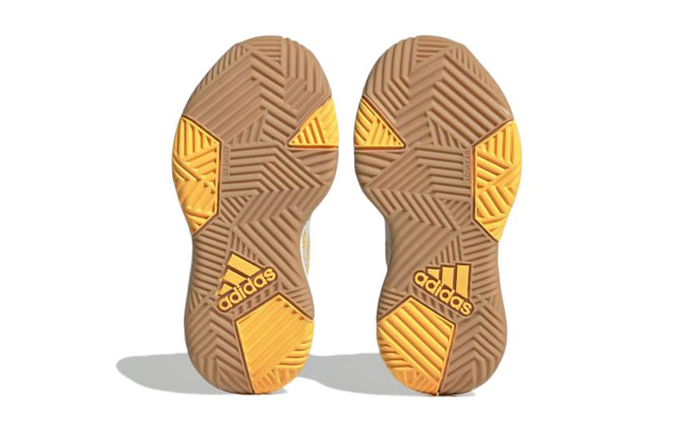 Детские кроссовки adidas OwnTheGame 2.0 K (бело-черно-желтые) — фото 7