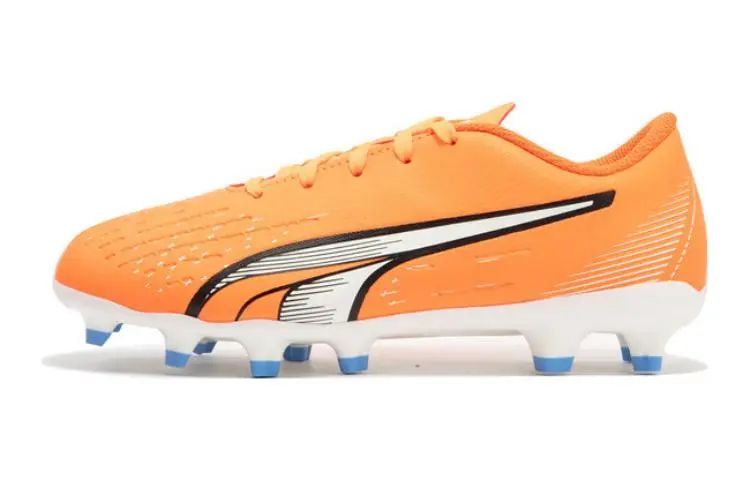 PUMA Ultra Play Low top Kids' Soccer Shoes Orange White Kids'