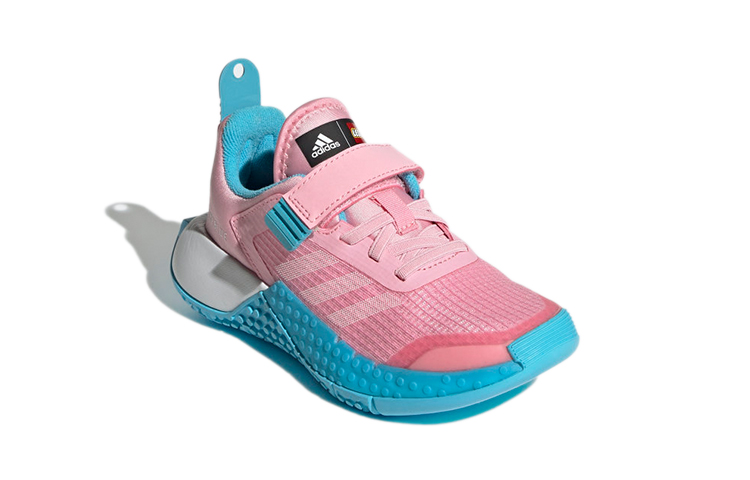 Детские кроссовки LEGO / adidas Classic Sport (розово-голубые) — фото 5