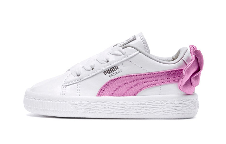 Кеды PUMA Basket Bow Patent (белые)
