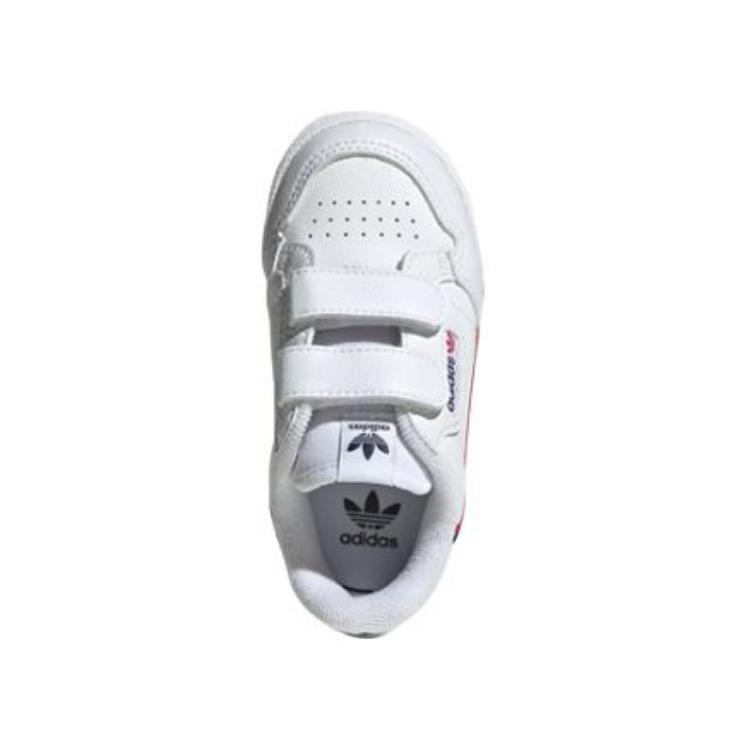Детские кеды adidas originals Continental 80 (белый / красный) — фото 6